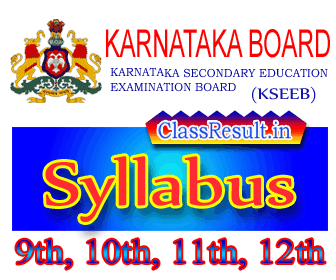 kseeb Syllabus 2023 class 10th Class, SSLC